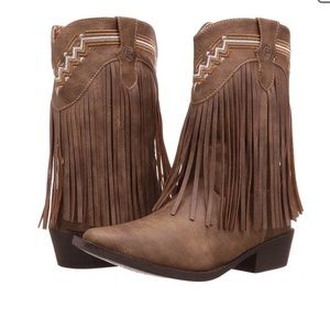 Roper Little Kids Fringe Boots - size 12